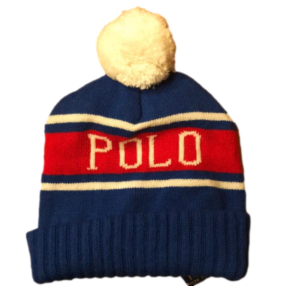 NWT Polo by Ralph Lauren Pom Pom USA hat - Picture 1 of 5